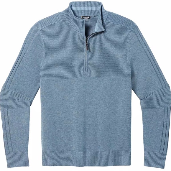 Smartwool Texture‎ Half Zip Sweater - Men's Size Large Flawed - Picture 1 of 6